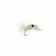 foam toy mouse white