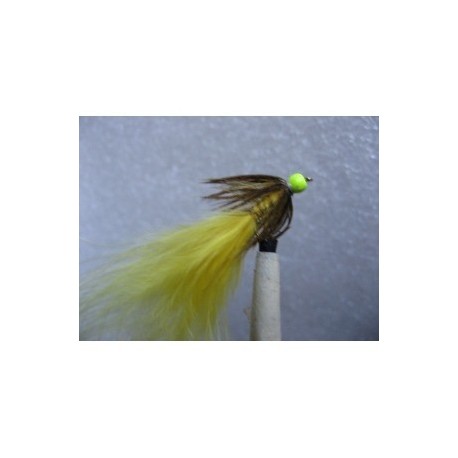 hot head yellow light olive damsel