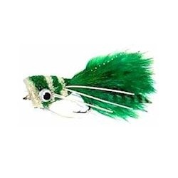 green white bass bug popper