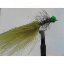 hot head green grizzle olive dancer