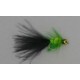 Short Shank Black & Green Leadhead