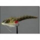 Sculpin Deer Hair Olive Red Butt side