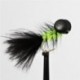 ians black green chenille booby