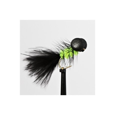 ians black green chenille booby