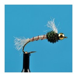 Bead Head Chironomid Pupa Red Ribbed