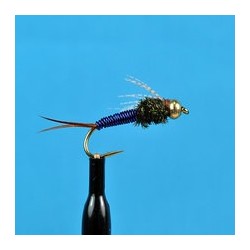 Bead Head Copper John Blue