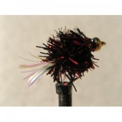 dennis red black gold head blob