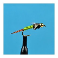Bead Head Copper John Chartreuse