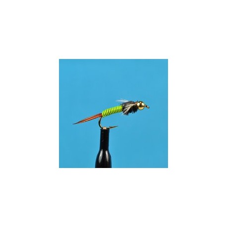 Bead Head Copper John Chartreuse