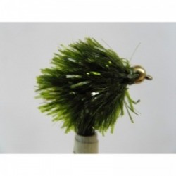 olive gold head blob