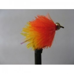 orange sunburst gold head blob