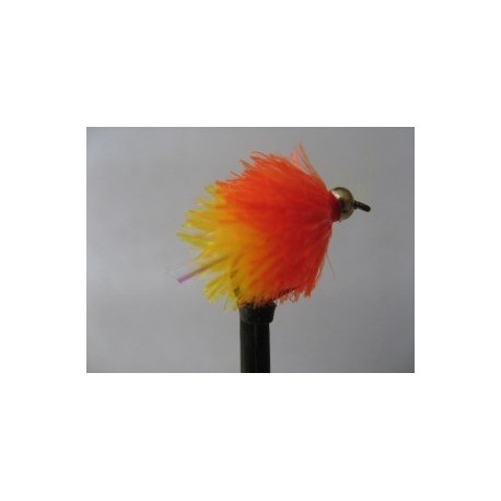 orange sunburst gold head blob