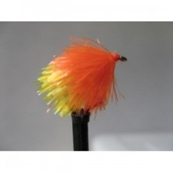 safety orange blushing sunburst jelly blob