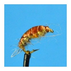 Bead Head Czech Nymph Orange Back