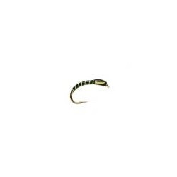 Flo Green Ribbed Black Buzzer