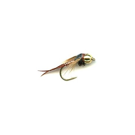 copper john nymph button