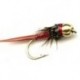 red copper john nymph button