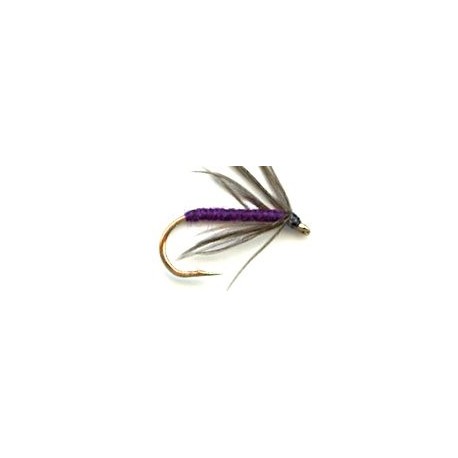 snipe purple soft hackle button