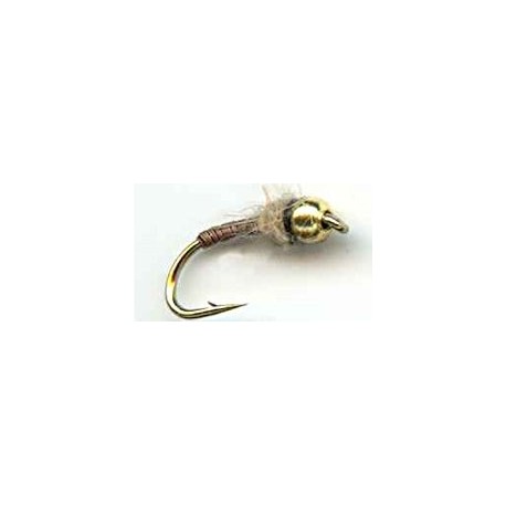 beaded brassie button