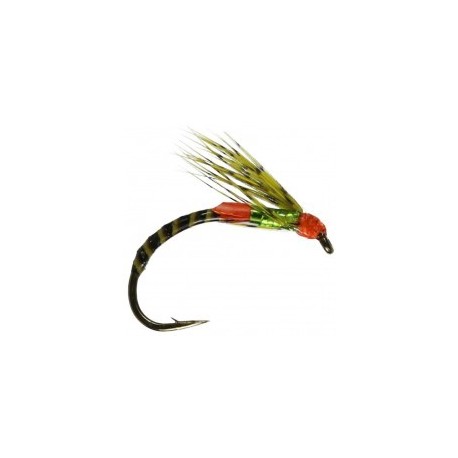 Olive Stripped Quill Buzzer