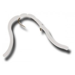 Squiggly San Juan Worm White