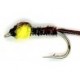yellow pheasant tail button
