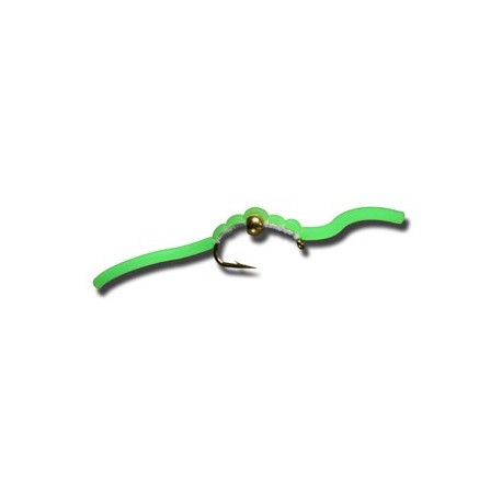 BH Squiggly San Juan Worm FL Green