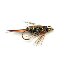 beaded princes nymph button