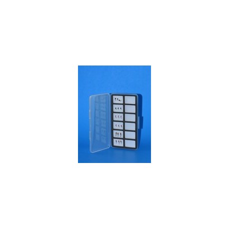 Super Slim Magnetic Fly Box Midge Selection