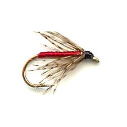partridge red soft hackle button