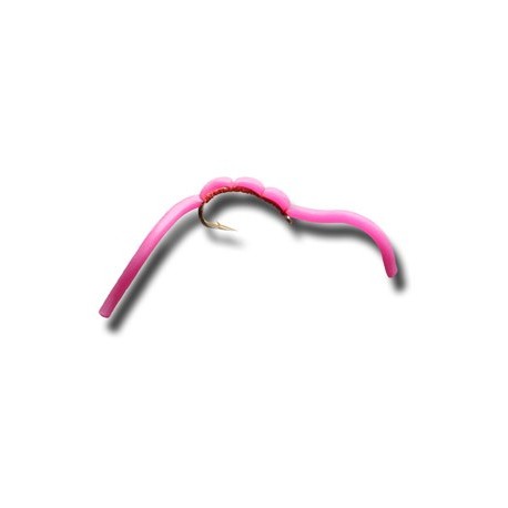 Squiggly San Juan Worm Hot Pink