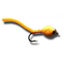 BH Egg Sucking Squiggly Worm FL Orange