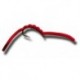 Squiggly San Juan Worm Blood Red