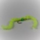 zest yellow with green bead chewing gum worm