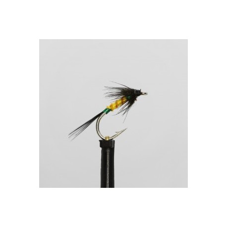 black sunburst bodied green cheeks cruncher