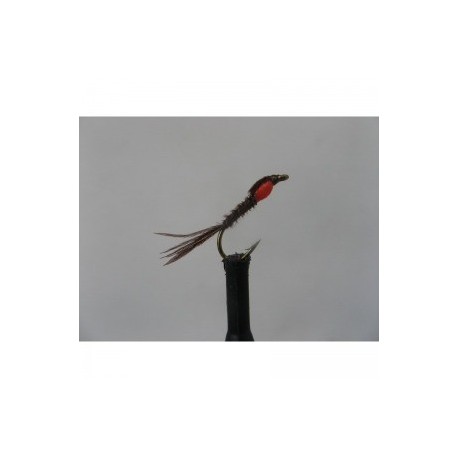 orange hot spot pheasant tail