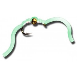 BH Squiggly San Juan Worm Glow In The Dark