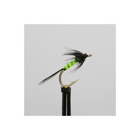 black chartreuse body green holo cruncher