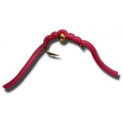 BH Squiggly San Juan Worm Blood Red