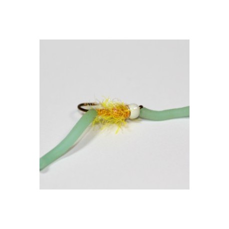 phosphor blue glow in the dark squirmy worm