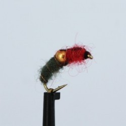 heavy olive czech nymph