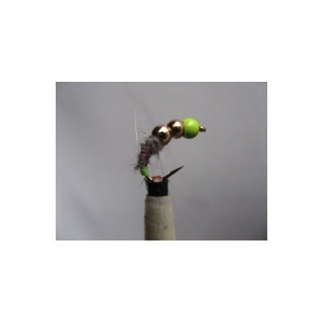 gold head green depth charge hares ear