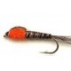 orange pheasant tail button