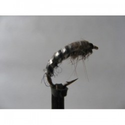 hares ear black wtd czech nymph