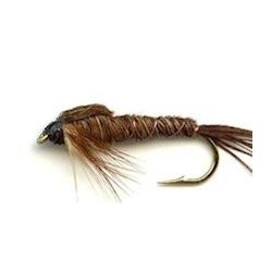 hackled pheasant tail button