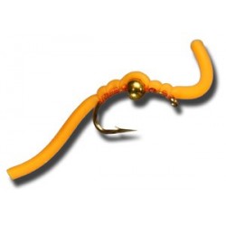 BH Squiggly san Juan Worm FL Orange