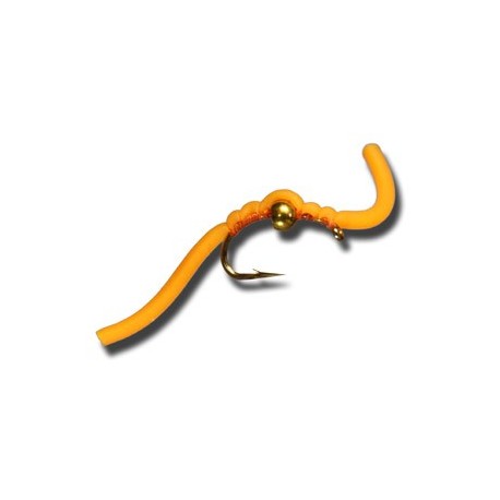 BH Squiggly san Juan Worm FL Orange