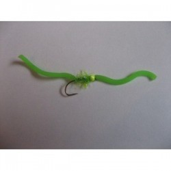 neon lime squirmy worm