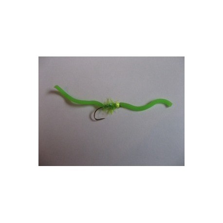 neon lime squirmy worm