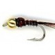 beaded pheasant tail button